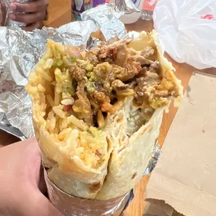Al Pastor Super Burrito
