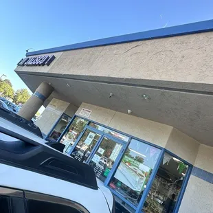 outside