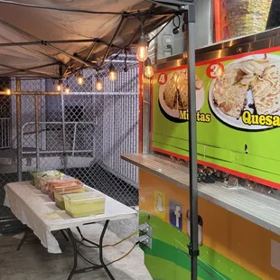 a colorful food truck