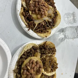 Al Pastor and Carne Asada Tacos