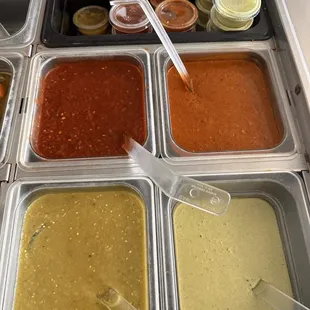 The sauces