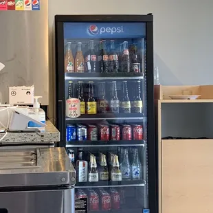 Soda/Beer display case