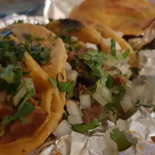 Extra onions and cilantro all DAY.