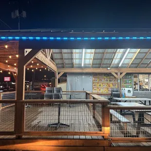 Large covered patio
