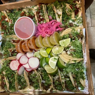 a box of mexican food