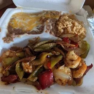 Shrimp Fajitas
