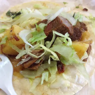 Beef Stew taco