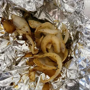 Grilled onions