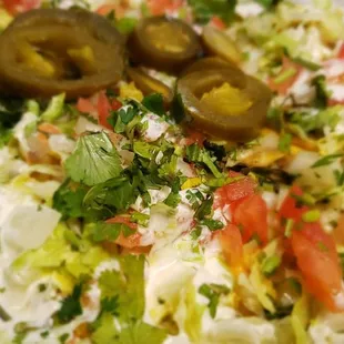 a plate of nachos