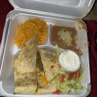 Quesadilla Dinner
