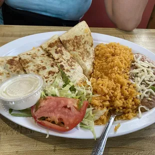 Beef Quesadilla Dinner