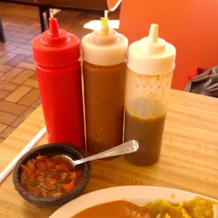 The bottled salsa"s are the best.