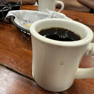 Coffee mixed with cinnamon.