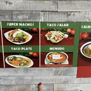 Pics of their food..