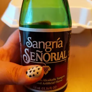 a bottle of sangria memorial