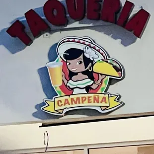 Front sign of Restaurant