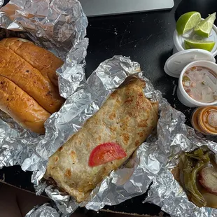 Burrito and torta