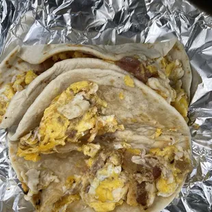 Breakfast tacos