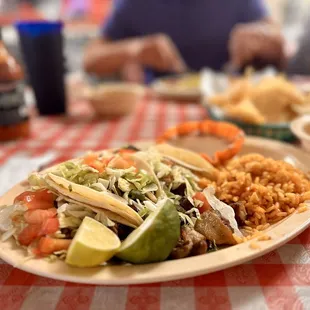 3 taco plate