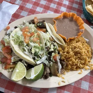 3 taco plate