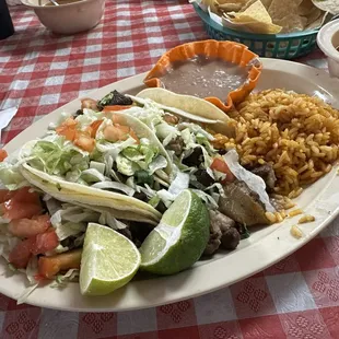 3 taco plate