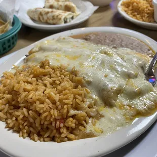 Beef enchiladas