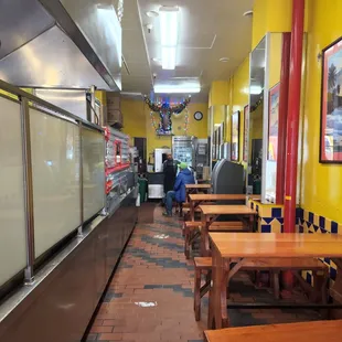 the interior of a restaurant