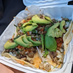 Super Tacos (Asada, Lengua, Al Pastor)