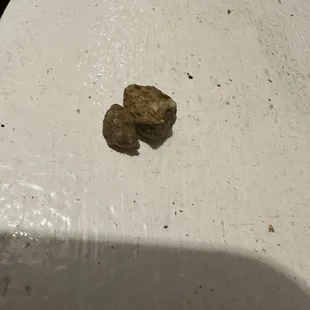 Found a rock in my Vegetarian Burrito! WTF!