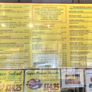 Menu as of 6/26/2024