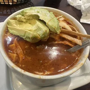 Chicken tortilla soup