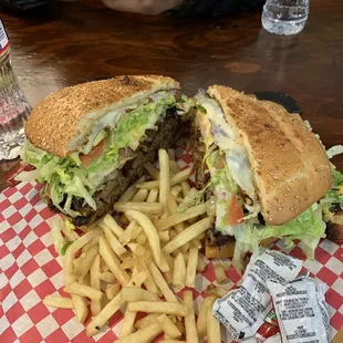 I think this is the torta burger.  Huge