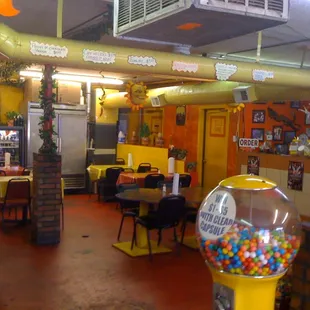 view from just inside the front door