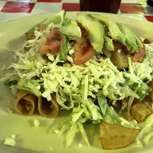 Chicken flautas