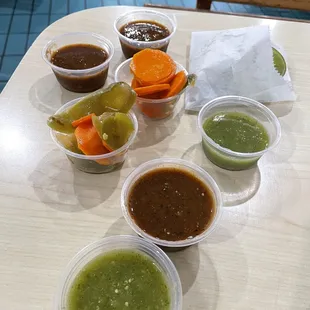 self serve salsa bar