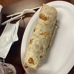 Regular burrito asada