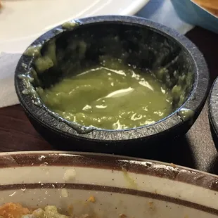 Delicious green salsa.