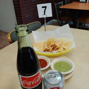 Chips, salsa &amp; drinks