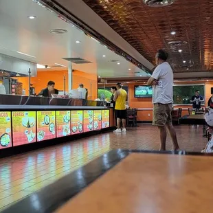people in a restaurant