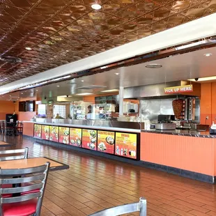 Interior and Order Counter