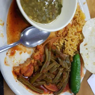 Nopalitos lentejas