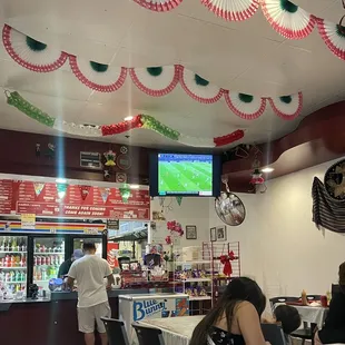 Inside