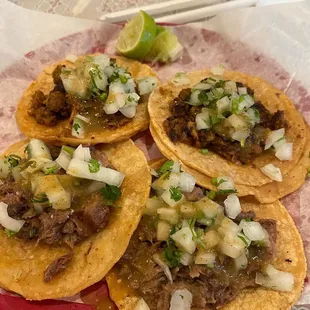 Beef Tongue Tacos