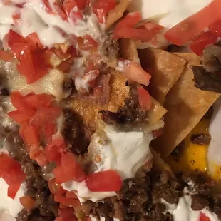carne asada super nachos (no onions or jalapeño peppers)