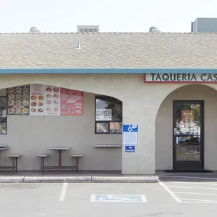 the front of a restaurant