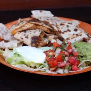 Garlic Shrimp & Onion Quesadilla