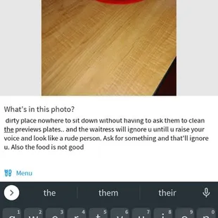 No good. Bad food really dirty and bad customers service..