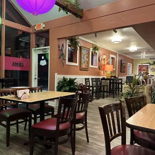 the interior of a restaurant