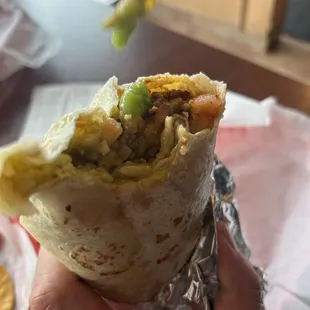 Super burrito de chorizo