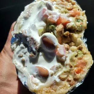 Super Burrito w/ Carne Asada